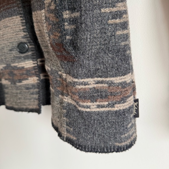 Woolrich Gray and Brown Patterned Utility Jacket - Picture 3 of 11